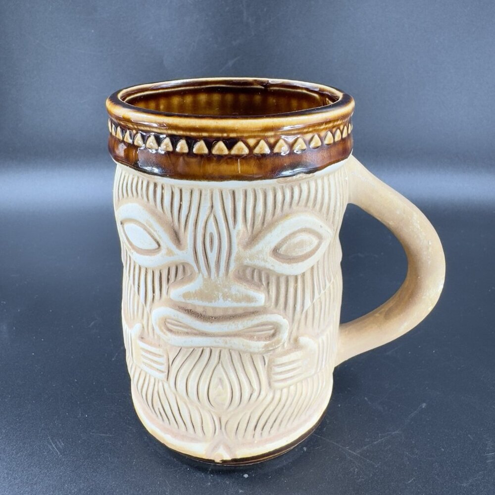 Paul Marshall PMP Tiki Mug Cup Hawaiian Ceramic Tiki Cup Made in Japan Vintage - Picture 13 of 13